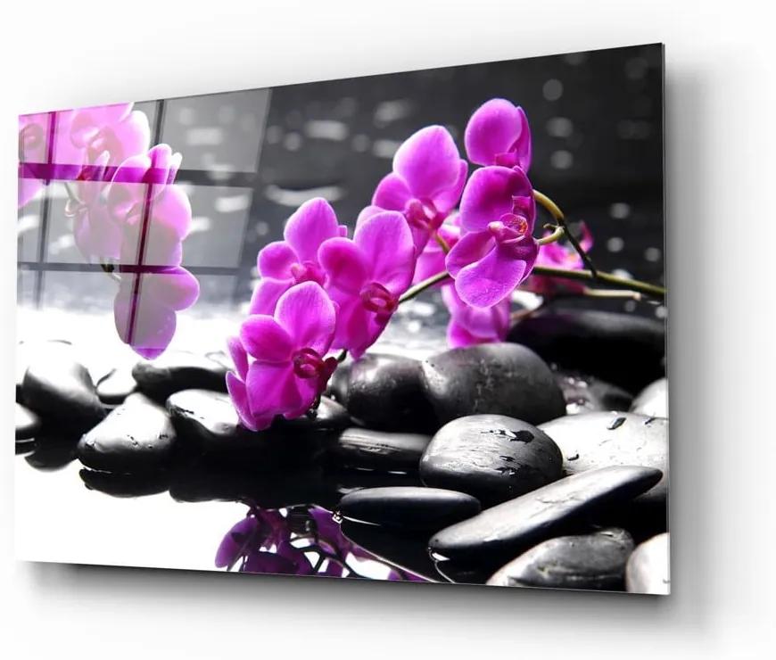 Orchid üvegezett kép - Insigne