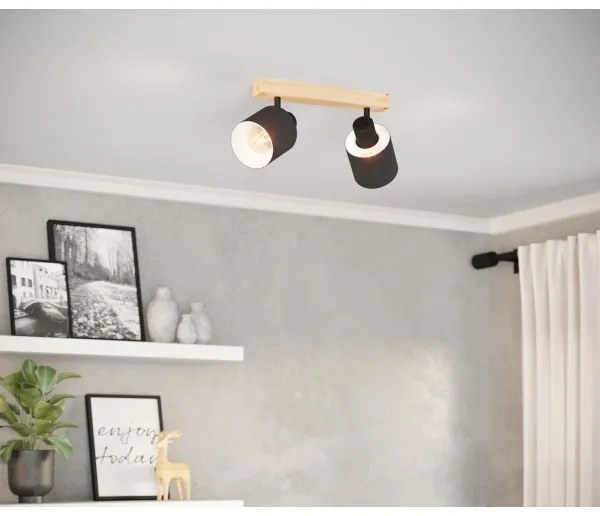 Eglo 99489 - Spotlámpa BATALLAS 2xE27/10W/230V