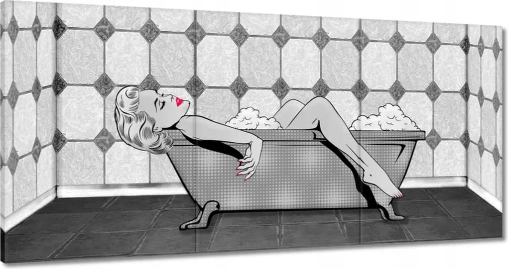 Festmények 180x90 Marylin Monroe a kádban