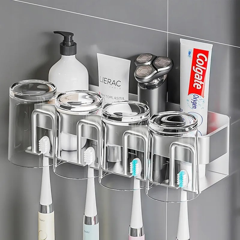 Fogkefetartó 4 személyes+ragasztó