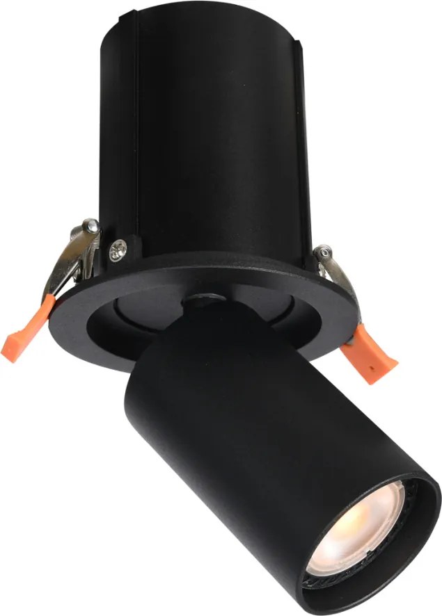 Beépíthető Lámpa Fekete Termo ITALUX-SPL-50310-1R-BK