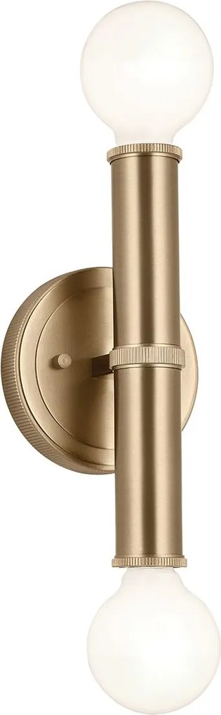 Quintiesse klasszikus fali lámpa torche barna elsqn-torche-2w-cpz IP44