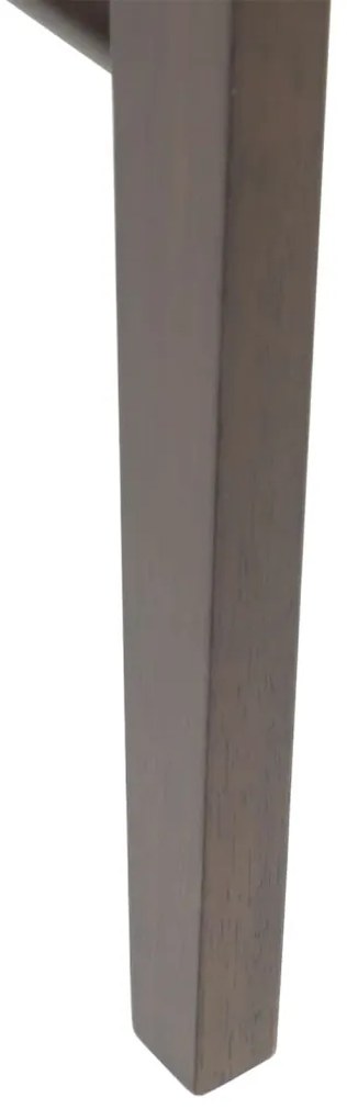 vidaXL Étkezőszék 2 pcs Világosbarna és fekete Tömör fa