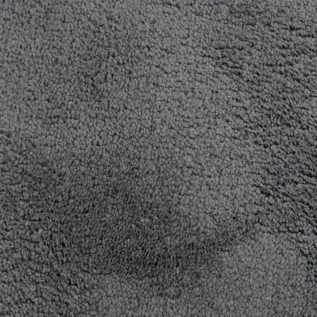 OVIEDO antracitszürke rövid szálú szőnyeg 240 x 340 cm