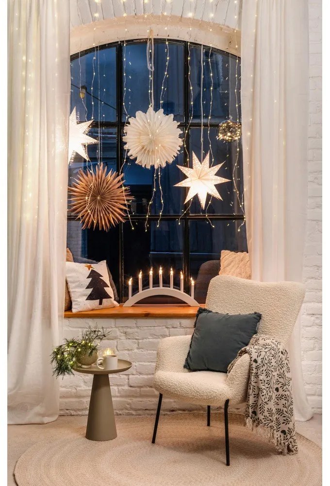 Krémszínű műszőrme fotel Glasgow – Bonami Essentials