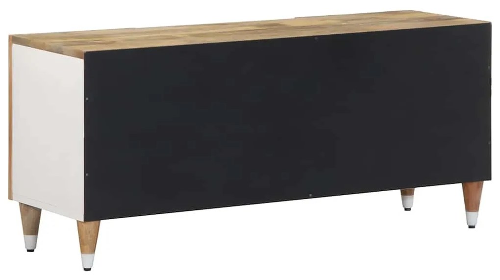 tömör mangófa TV-szekrény 105x33,5x46 cm