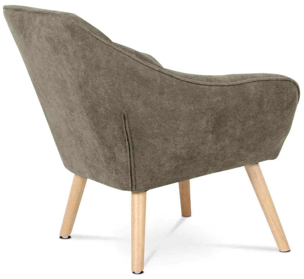 Fotoliu Elegant De 1 Persoană Cu Tapițerie De Culoare Trufe Ak-321