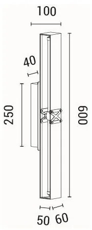 LED Fali lámpa LED/13W/230V 3000K