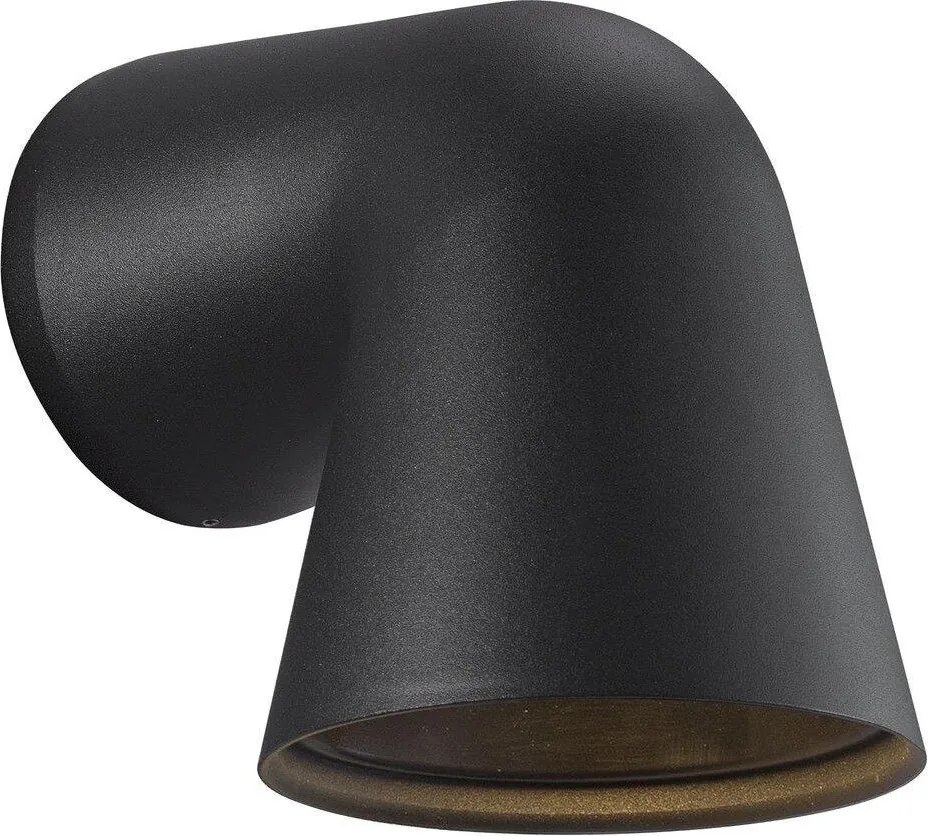 NORDLUX 46801003 FRONT SINLGE Modern Kültéri Fali Lámpa Fekete GU10 IP44