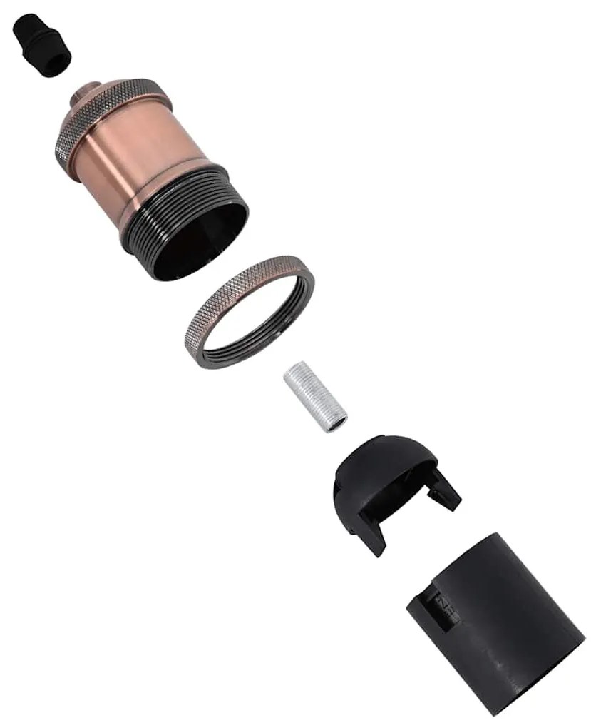 2 db vörös bronz lámpatartók E27