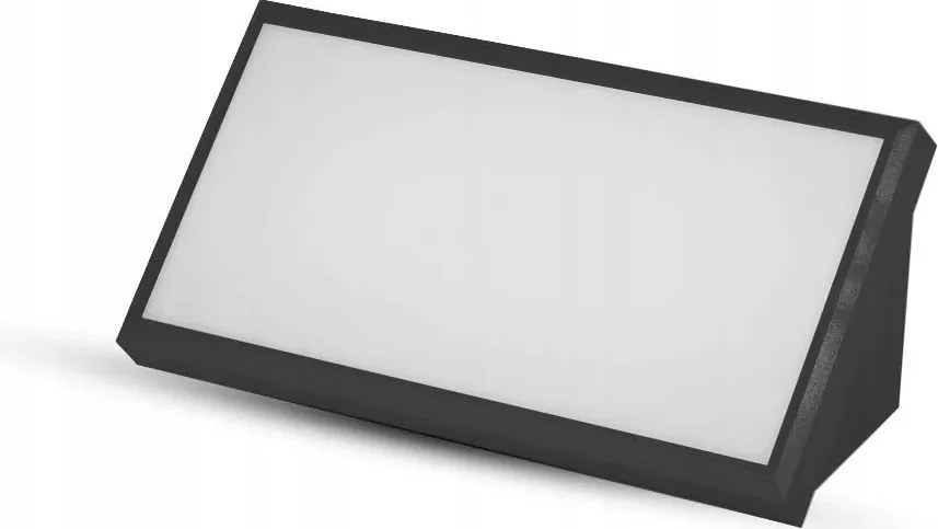 Fali lámpa kültéri kerti Led fényvető ferde 20W fekete 6400K V-tac