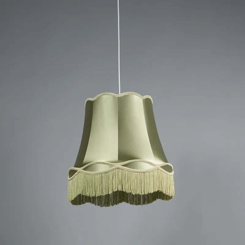 4 db-os készlet Retro lógólámpa zöld 45 cm - Granny