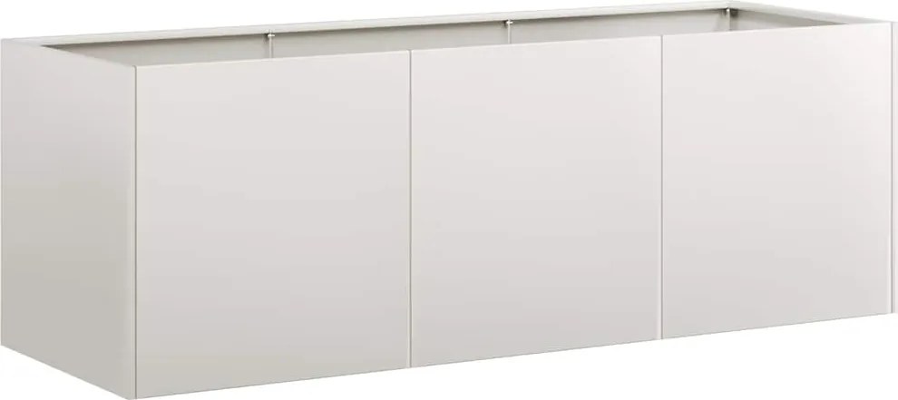 vidaXL növénytartó 120x40x40 cm rozsdamentes acélból