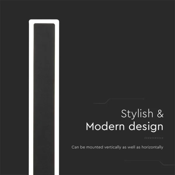 LED Kültéri fali lámpa LED/17W/230V 3000K IP65 fekete