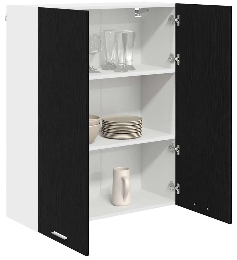 Függő szekrény Riga Fekete tölgy 80 x 31 x 100 cm Faanyag