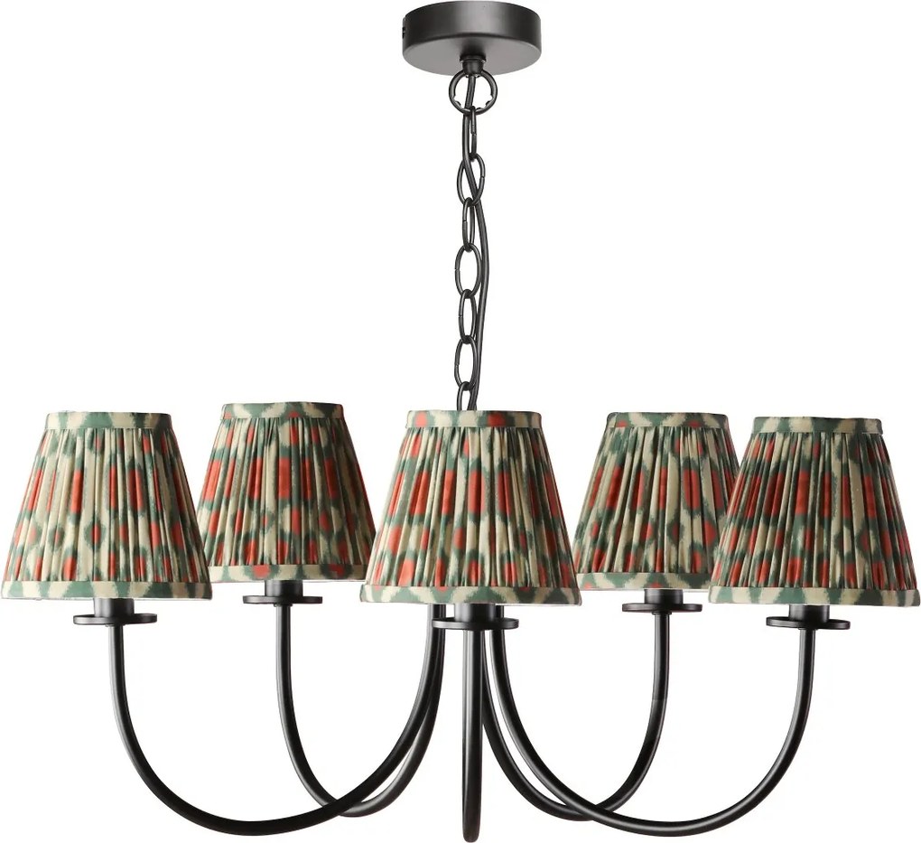 Dar Lighting klasszikus csillár becca matt fekete darbec0522