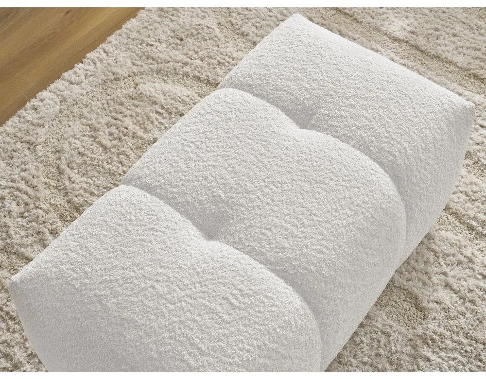 Fehér buklé lábtartó Roxelane – Bobochic Paris