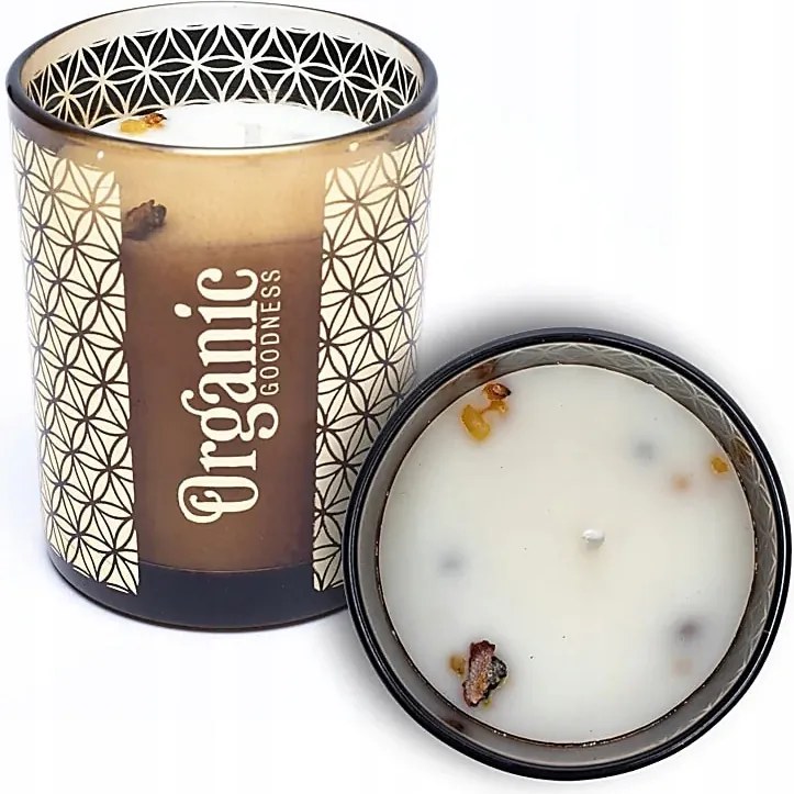 Frankincense &amp; Myrrh illatgyertya 200g Organic Goodness