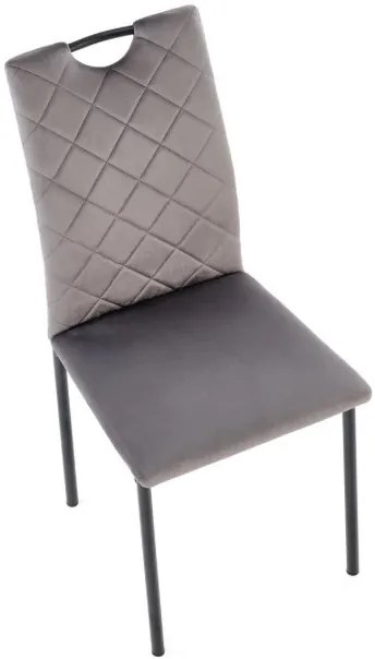 K-577 étkezőszék szürke/fekete