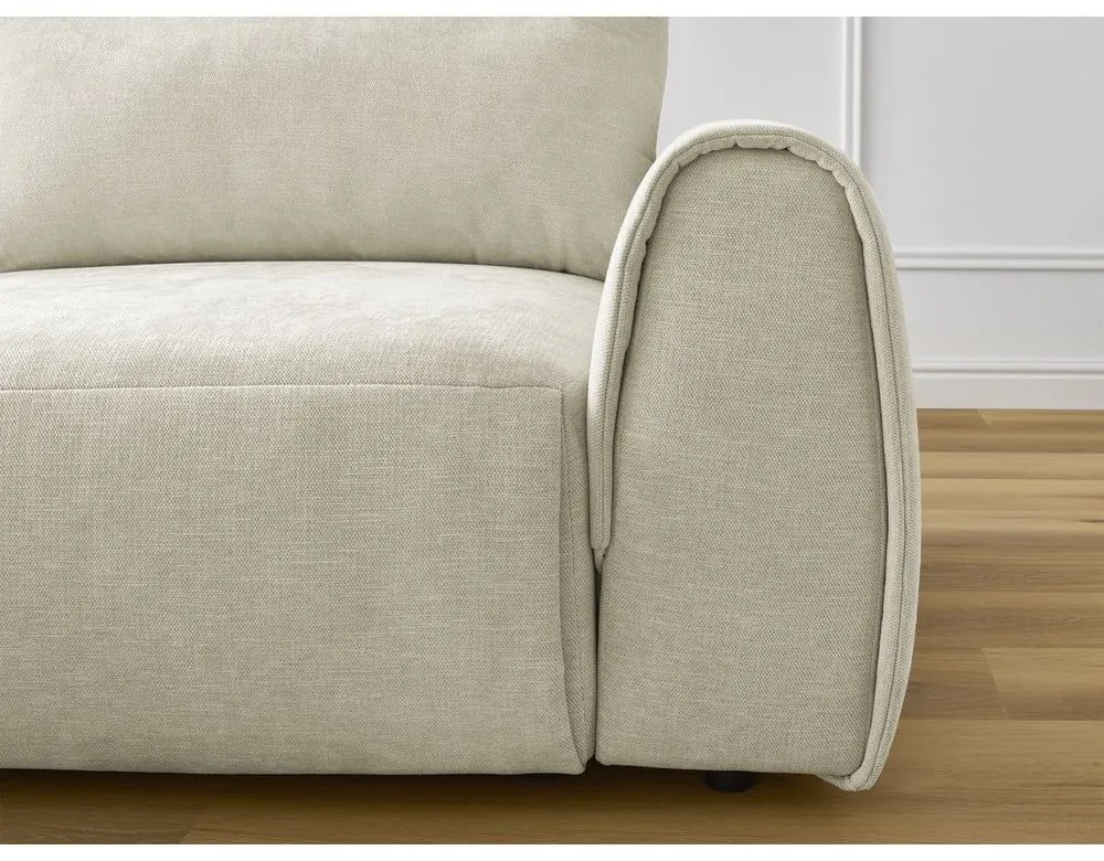 Bézs sarokkanapé Aden – Bobochic Paris