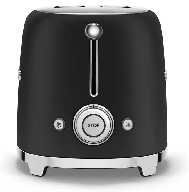 Matt fekete kenyérpirító Retro Style – SMEG
