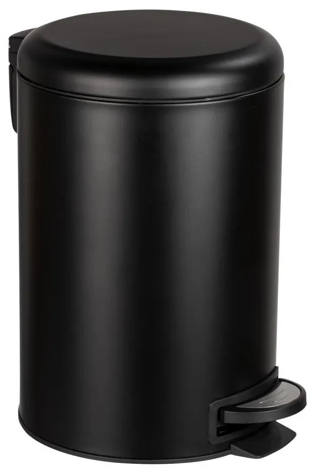 WENKO 54913100 - LEMAN szemetesvödör 25×38 cm, fekete