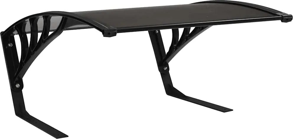 vidaXL fekete fűnyíró védőtető 77 x 103 x 46 cm