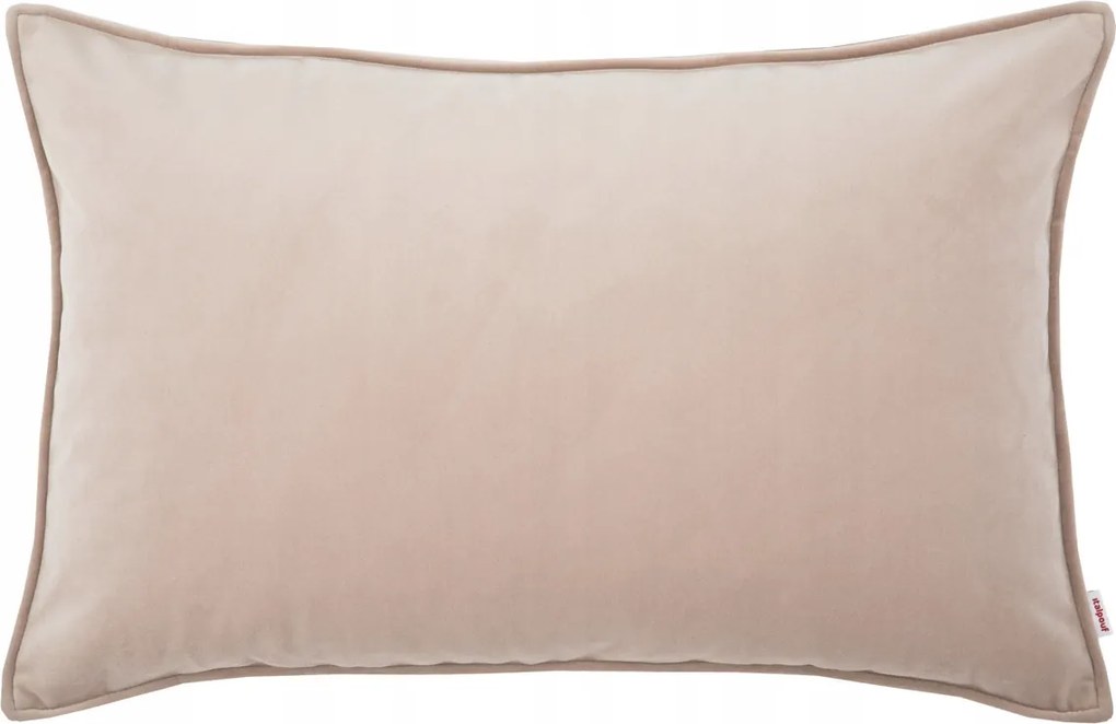 Dekorációs párna plüss púderrózsaszín 45x70