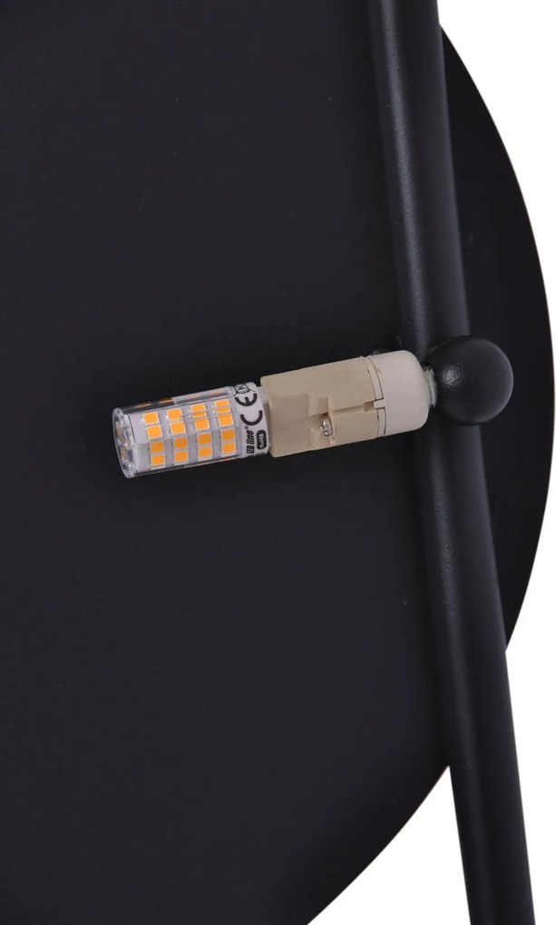 KAJA K-4638 REGA Fekete Színű Fali Lámpa 2xG9 10W IP20