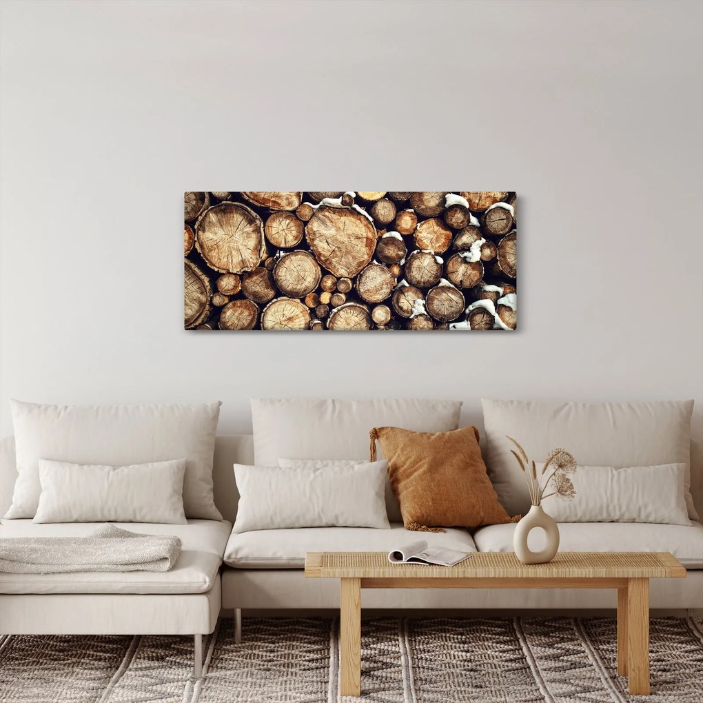 Kép - Fa a hóban (120x50 cm)
