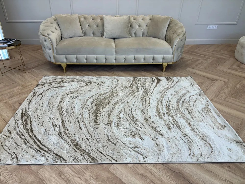 Sunset barna-bézs design szőnyeg 200x290