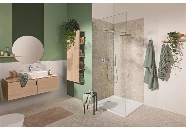 GROHE 34879000 - Falba süllyesztett zuhanyrendszer PRECISION CUBE 310 × 310 mm króm