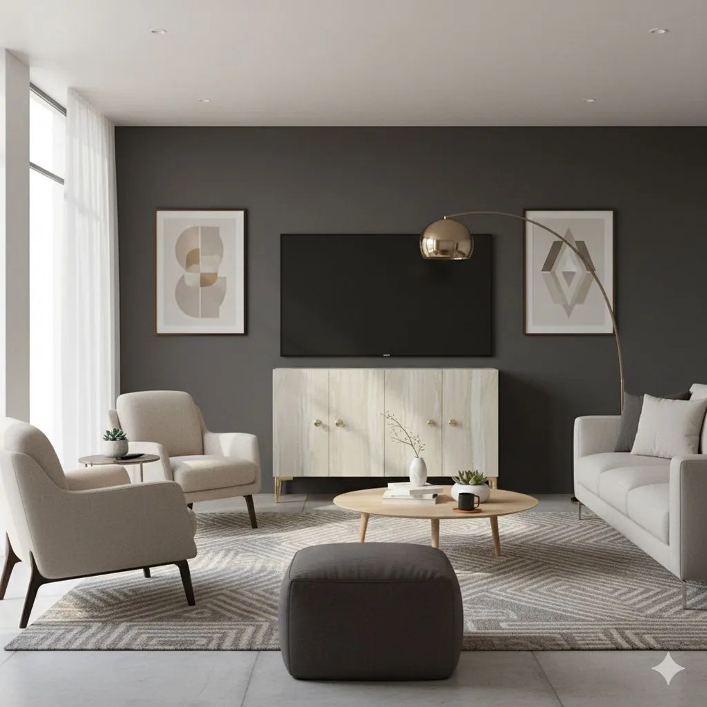 Simple 120 - White, Travertine