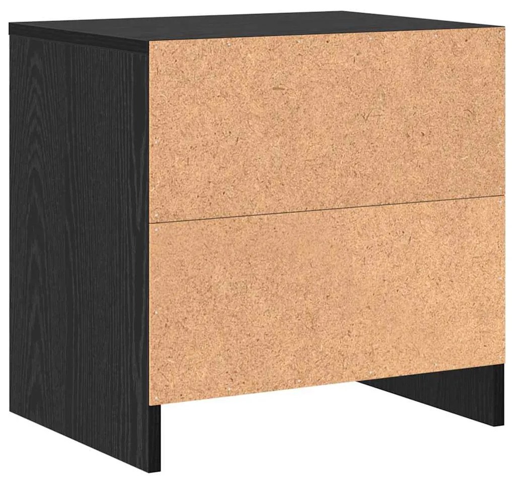Éjjeliszekrény Musta tammi 45 x 34 x 44.5 cm Faanyag
