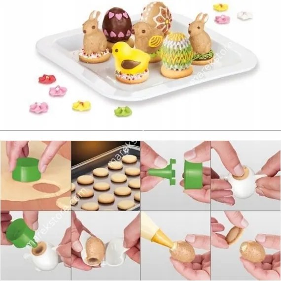 Töltött húsvéti kekszformák 3 db-os