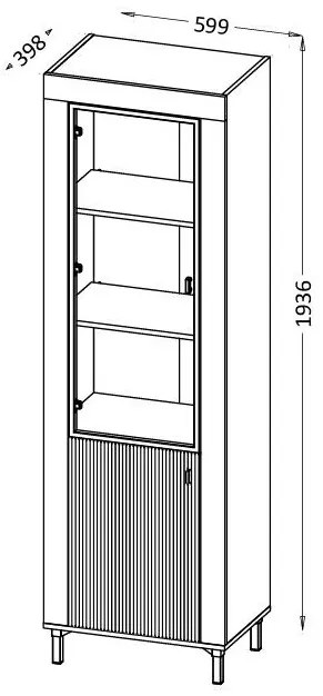 Vitrin Mossana MO3 (kasmír). 1096827