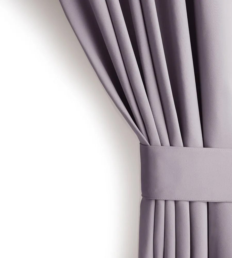 Törtrózsaszín dimout (részleges sötétítő) függöny 140x175 cm Kierra – Restilo