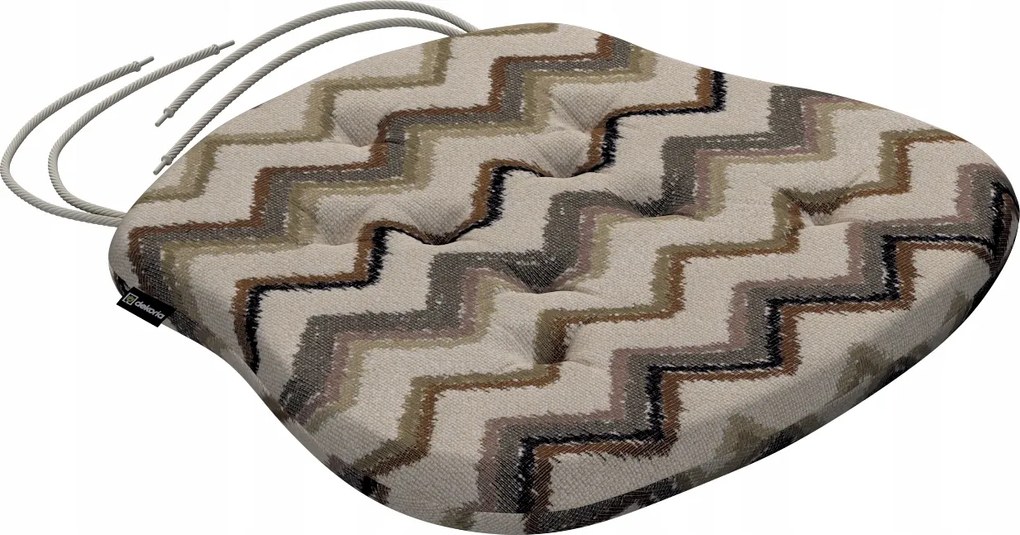 Filip székpárna 41x38 bézs-olívazöld