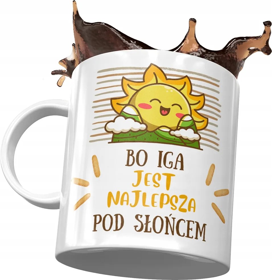 Bögre Igi Feleség Barátnő Ajándék Nyomtatott Fotóval