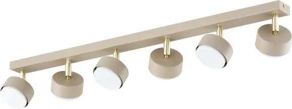 BRILAGI - LED spotlámpa MONO 6xGX53/30W/230V bézs/arany