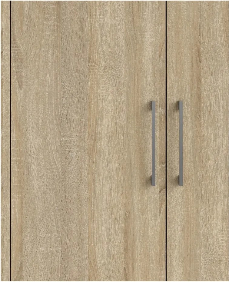 Natúr színű moduláris könyvespolc tölgyfa dekorral 89x113 cm Prima – Tvilum