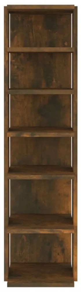2 db füstös tölgy színű szerelt fa cipőtartó 27,5 x 27 x 102 cm