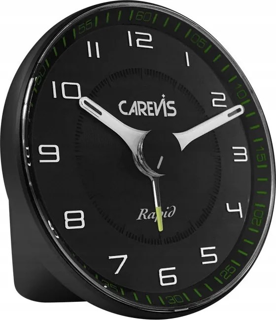 Carevis C08 kvarc ébresztőóra, fekete