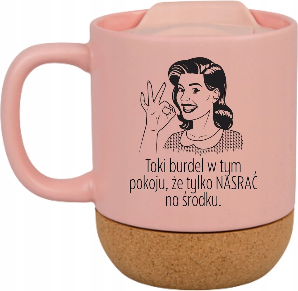 Bögre Rózsaszín Sláger Ajándék Vicces Nap Csak Be Kell A Közepén.