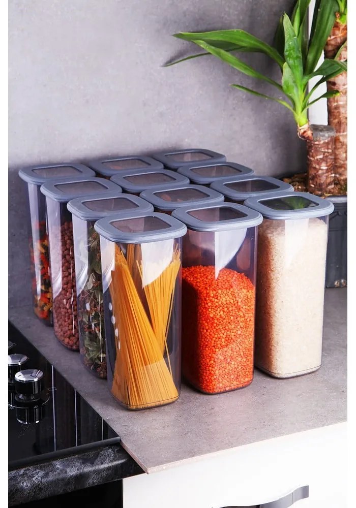 Élelmiszertartó doboz szett 12 db-os Fresco – Hermia