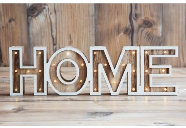 Globo 29975 - LED asztali lámpa HOME 28xLED/0,06W/3xAA nyárfa