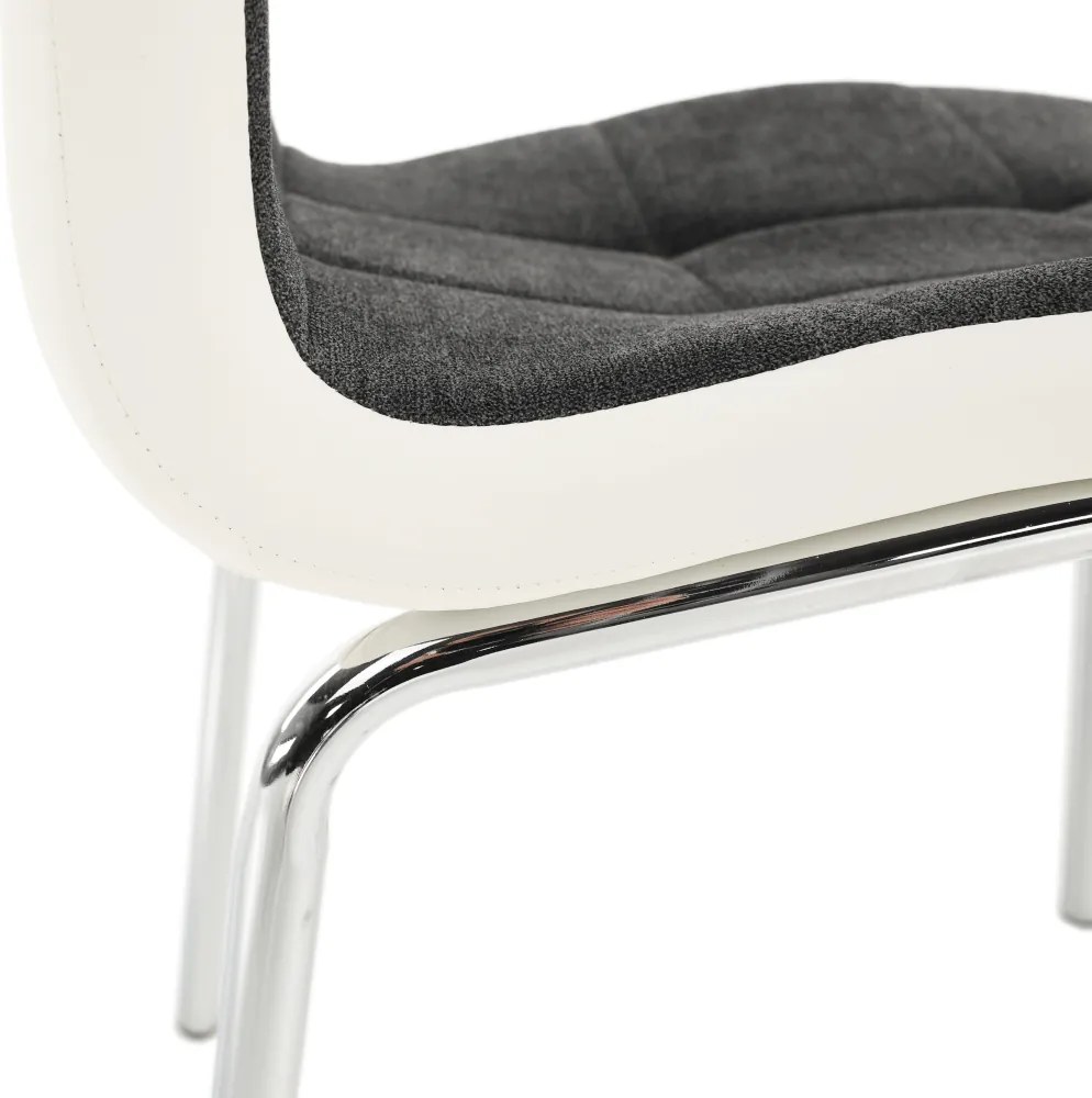 Étkezőszék, sötétszürke/fehér, GERDA New