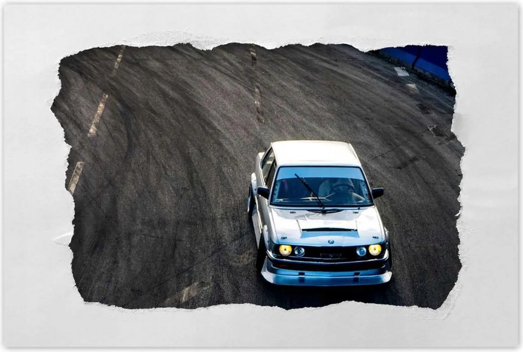 Poszterek 120x80 Fehér sportautó