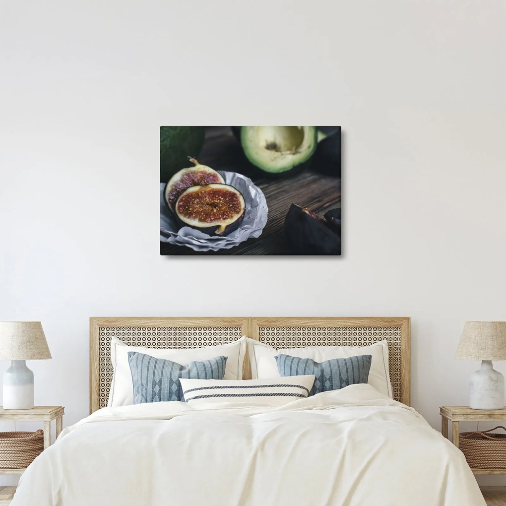 Füge és avokádó képe (70x50 cm)