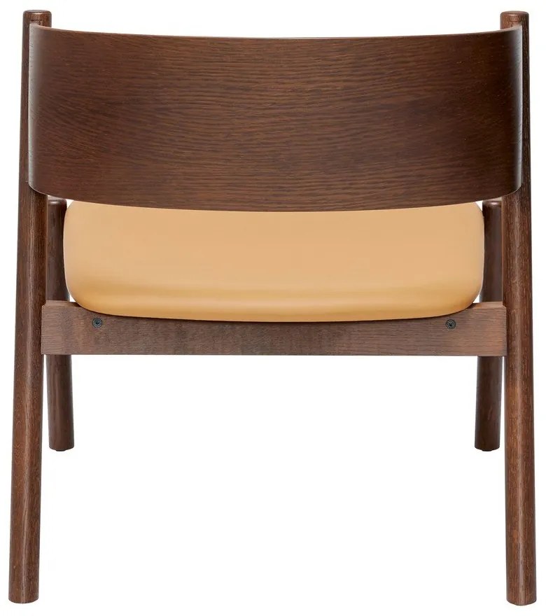 Sötétbarna fotel Oblique – Hübsch